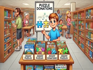 Puzzle Donations are great for libraries and schools