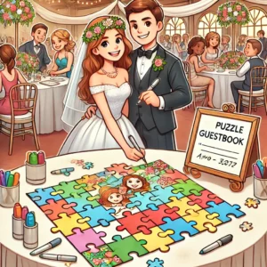 puzzle wedding guestbook ideas is popular with puzzle players