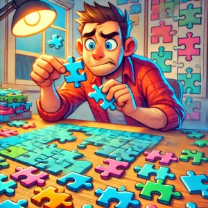 Jigsaw Puzzle Piece False Fit