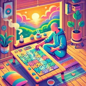 Positive Jigsaw Puzzle Meditation